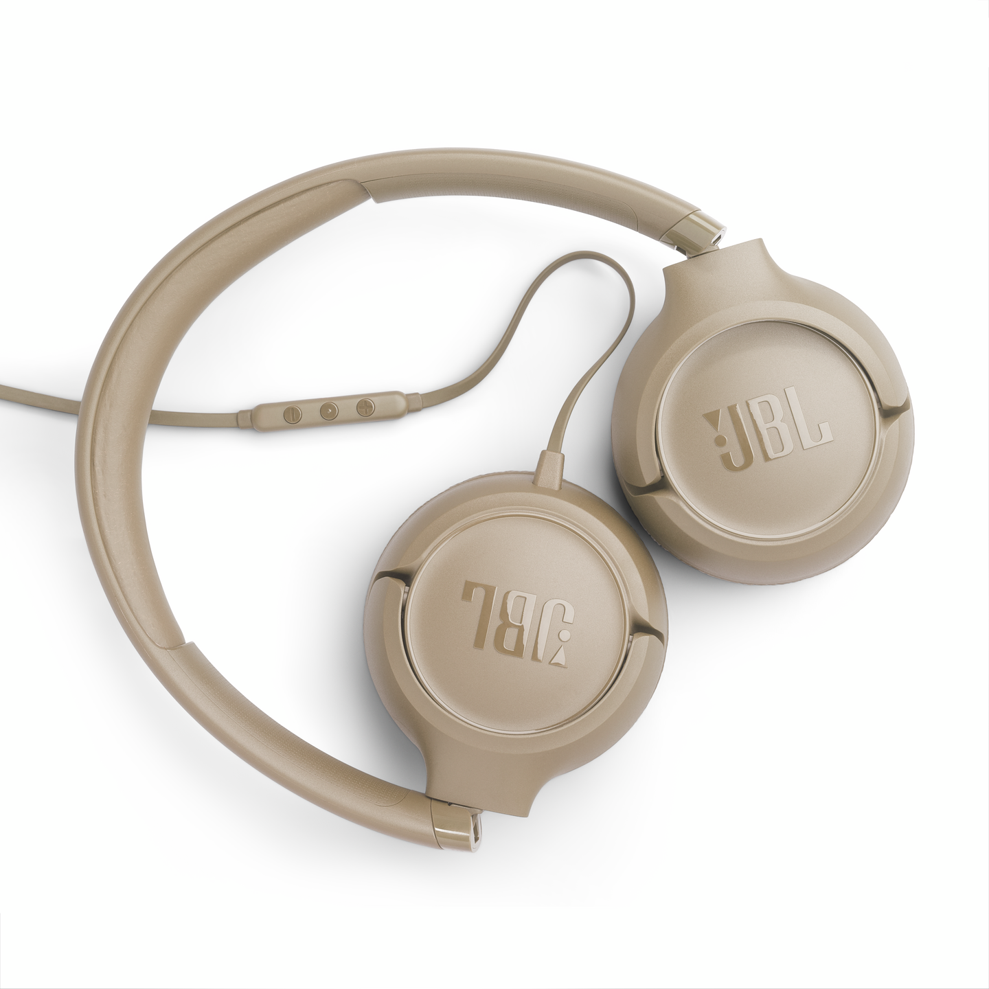 JBL Tune 530C USB-C -langalliset sankakuulokkeet, beige