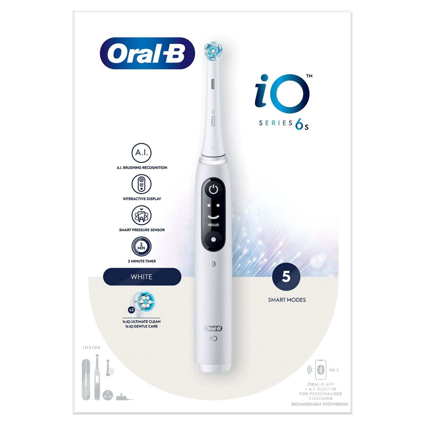 Oral-B iO6s White -sähköhammasharja