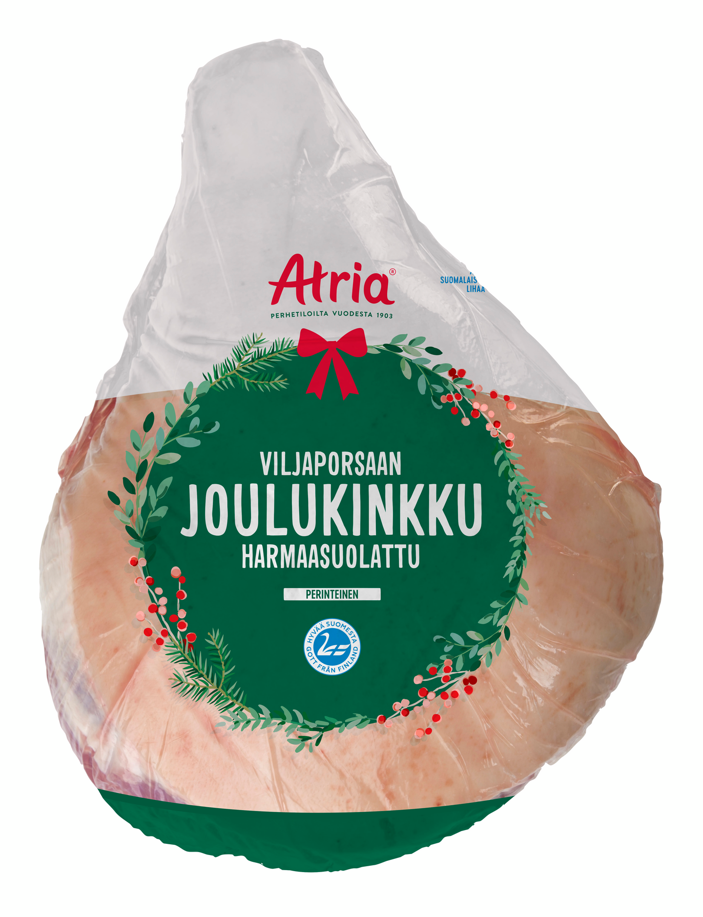 Atria Viljaporsaan joulukinkku n. 10,5 kg tuore