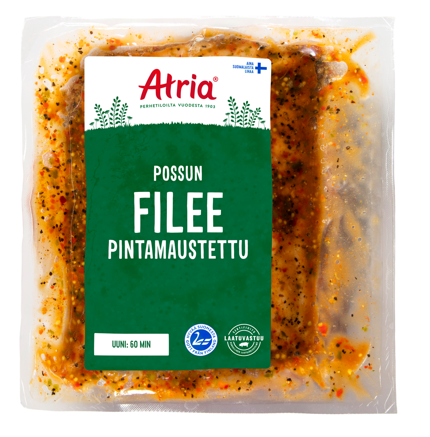 Atria Viljaporsaan filee pintamaustettu n. 1,2 kg