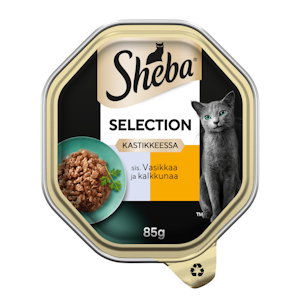 Sheba Selection annosateria kissalle vasikka-kalkkuna 85g