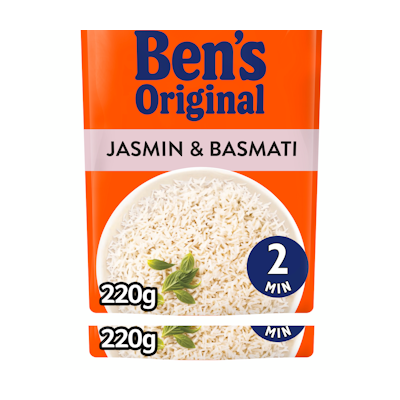 Ben's Original Jasmiini-Basmati Valmisriisi 220g