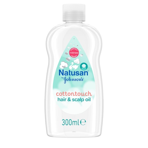 Natusan by Johnson's Cotton Touch Hair & Scalp Oil hoitoöljy 300ml