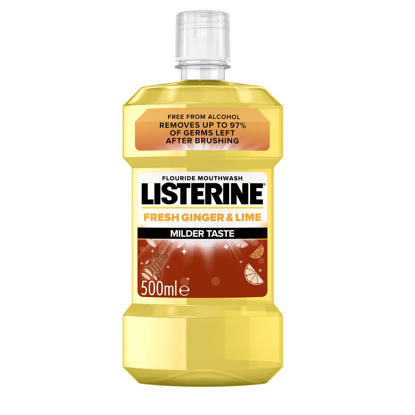 Listerine Fresh Ginger Lime Milder Taste suuvesi 500ml
