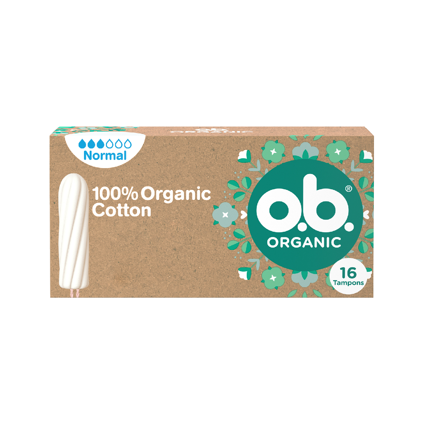 O.b. Organic Normal Luomu Tamponi 16kpl | K-Ruoka Verkkokauppa