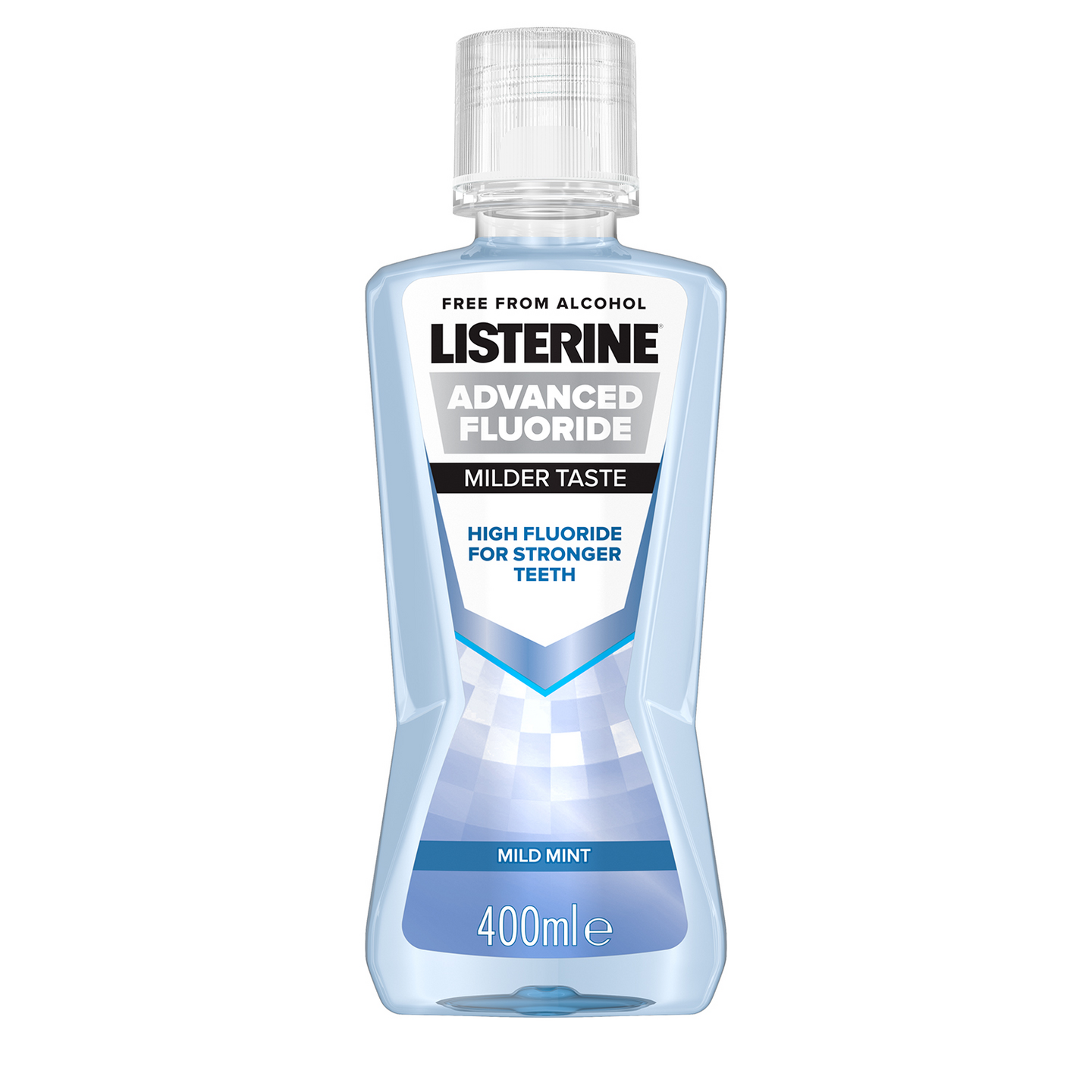 Listerine Advanced Fluoride Milder Taste suuvesi 400ml — HoReCatukku Kespro