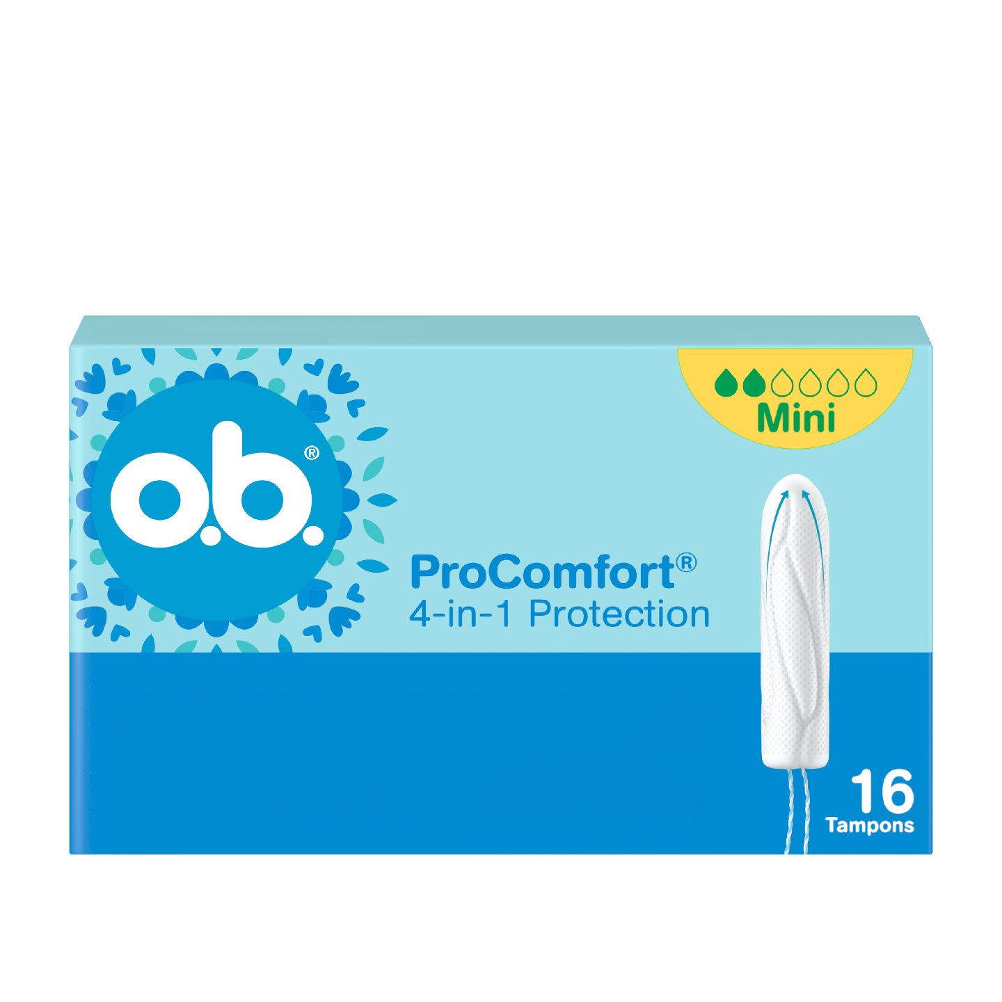 o.b.® ProComfort® Mini tamponi 16 kpl