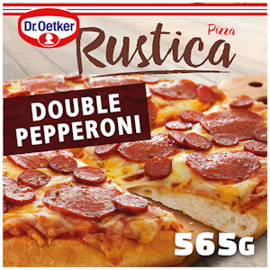 Dr. Oetker Rustica Double pepperoni 565g pakaste