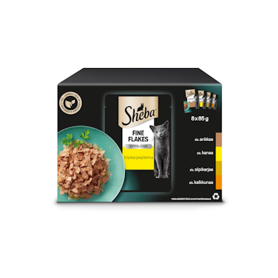 Sheba Delicato siipikarjalajitelma 8x85g