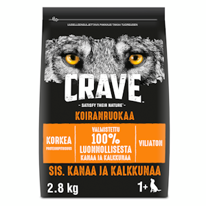 Crave koiran ruoka 2,8kg kalkkuna ja kana