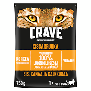 Crave kissanruoka 750g kalkkuna kana