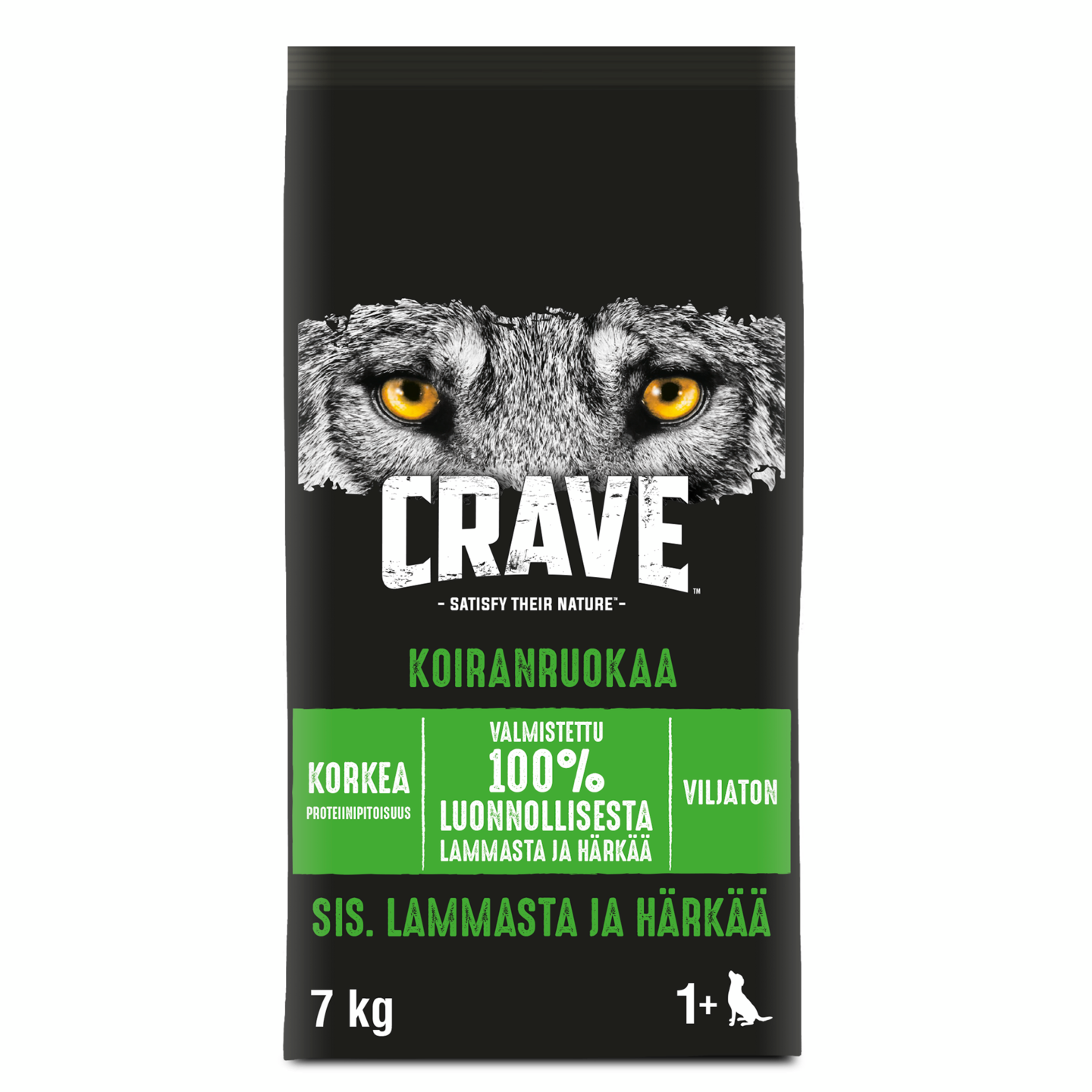 Crave koiranruoka 7kg lammas ja härkä