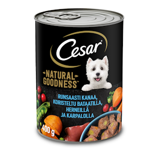 Cesar 400g Natural Goodness Kanaa ja Bataattia