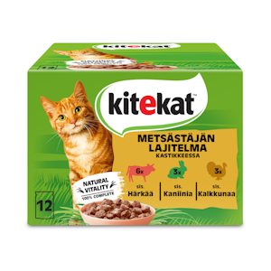 Kitekat Metsästäjän menu kastikelajitelma 12x85g