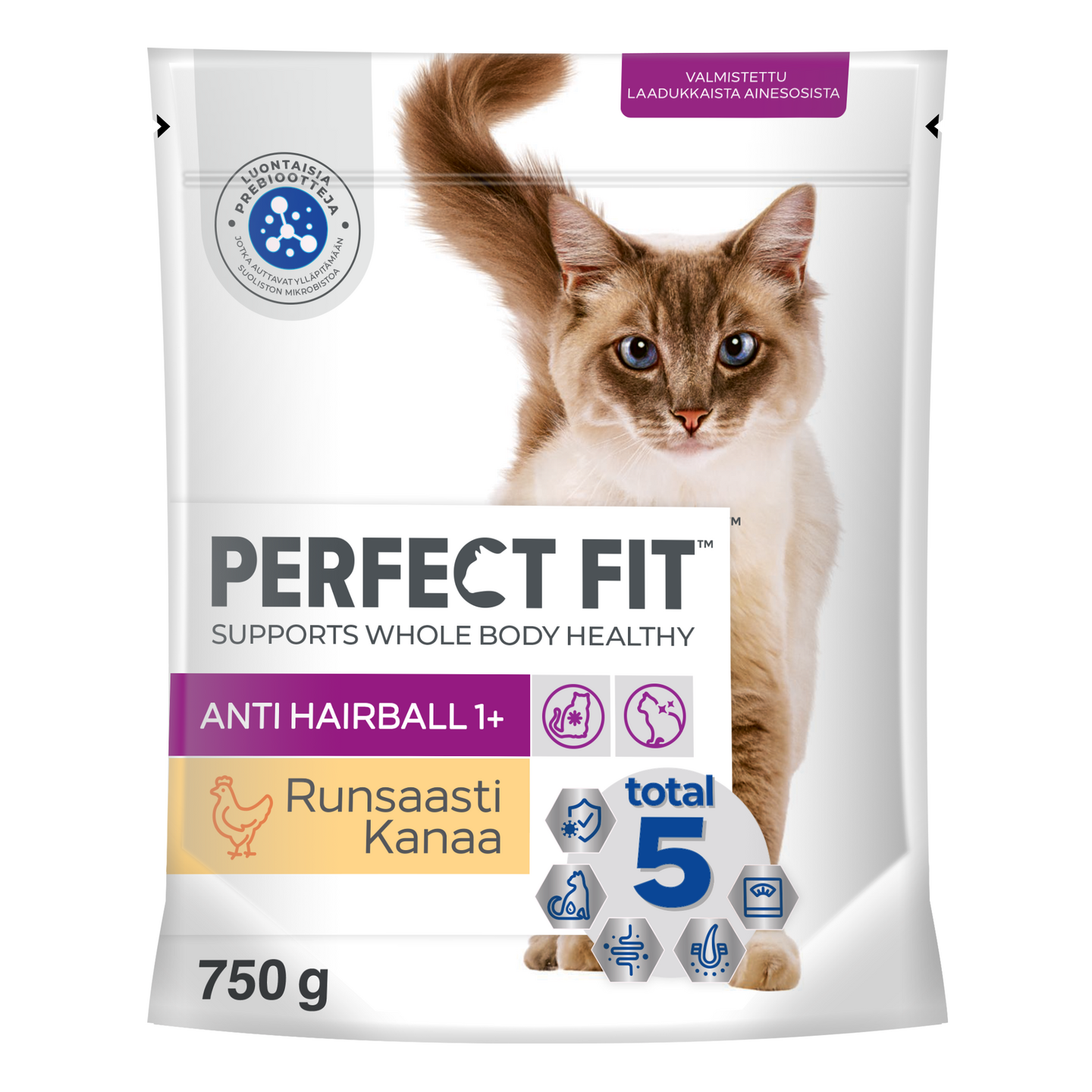 Perfect Fit Antihairball 1+ kana 750 g