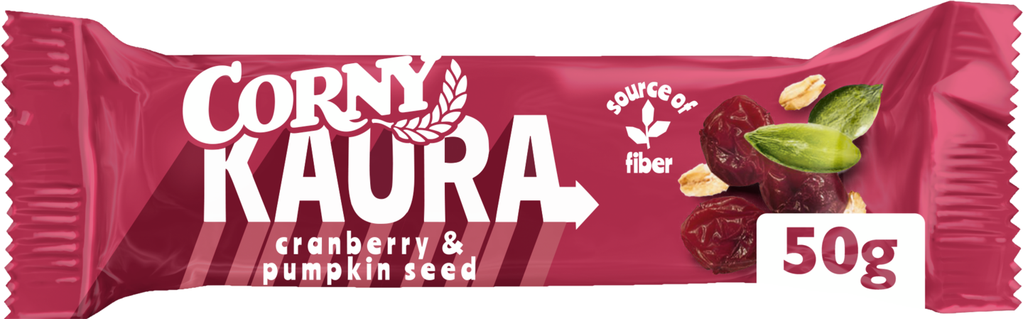 Corny Havre kaurapatukka 50g cranberry pumpkin seeds