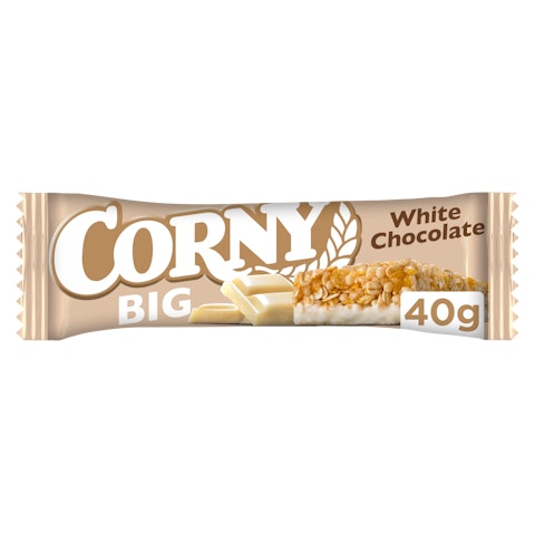 Corny BIG välipalapatukka 40g valkosuklaa