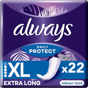 Always Daily Protect Extra Long pikkuhousunsuoja 22kpl