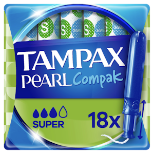 Tampax tamponi 18kpl Compak Pearl Super