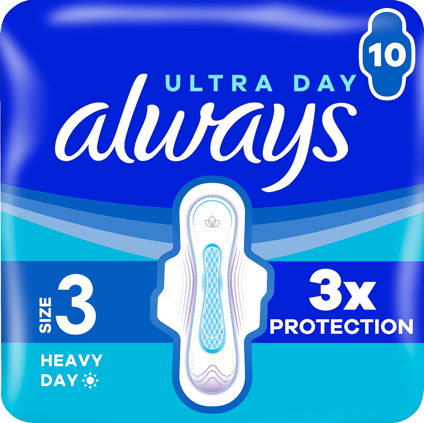 Always terveysside Ultra Long Plus 3 siivekkeillä 10kpl