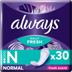 Always Fresh&Protect Normal pikkuhousunsuoja 30 kpl