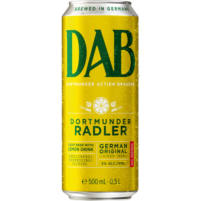 DAB Lemon Radler olut 3,0% 0,5l