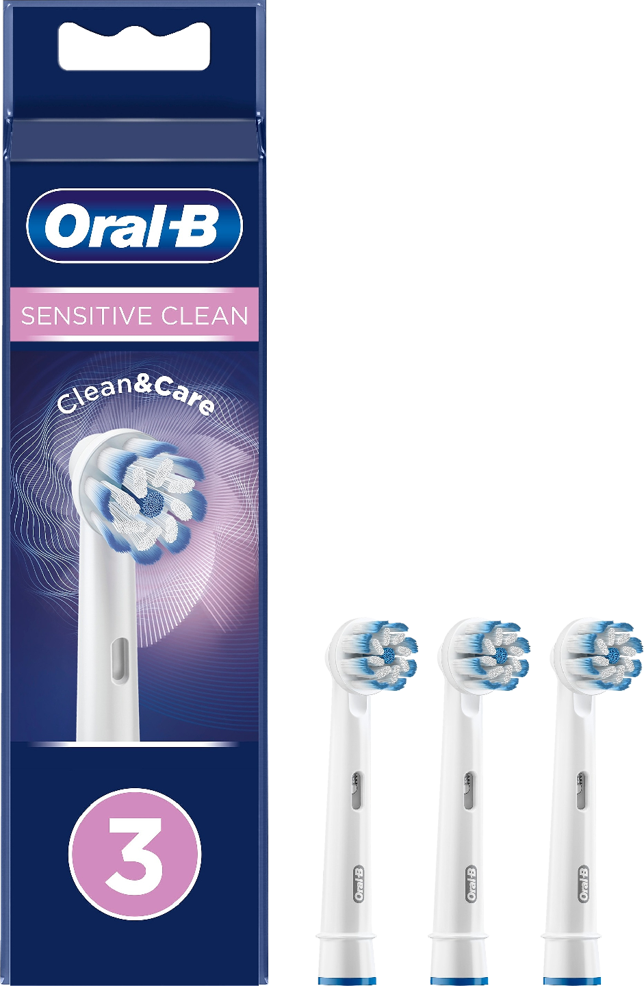 Oral-B Sensitive Clean Care vaihtoharja 3kpl