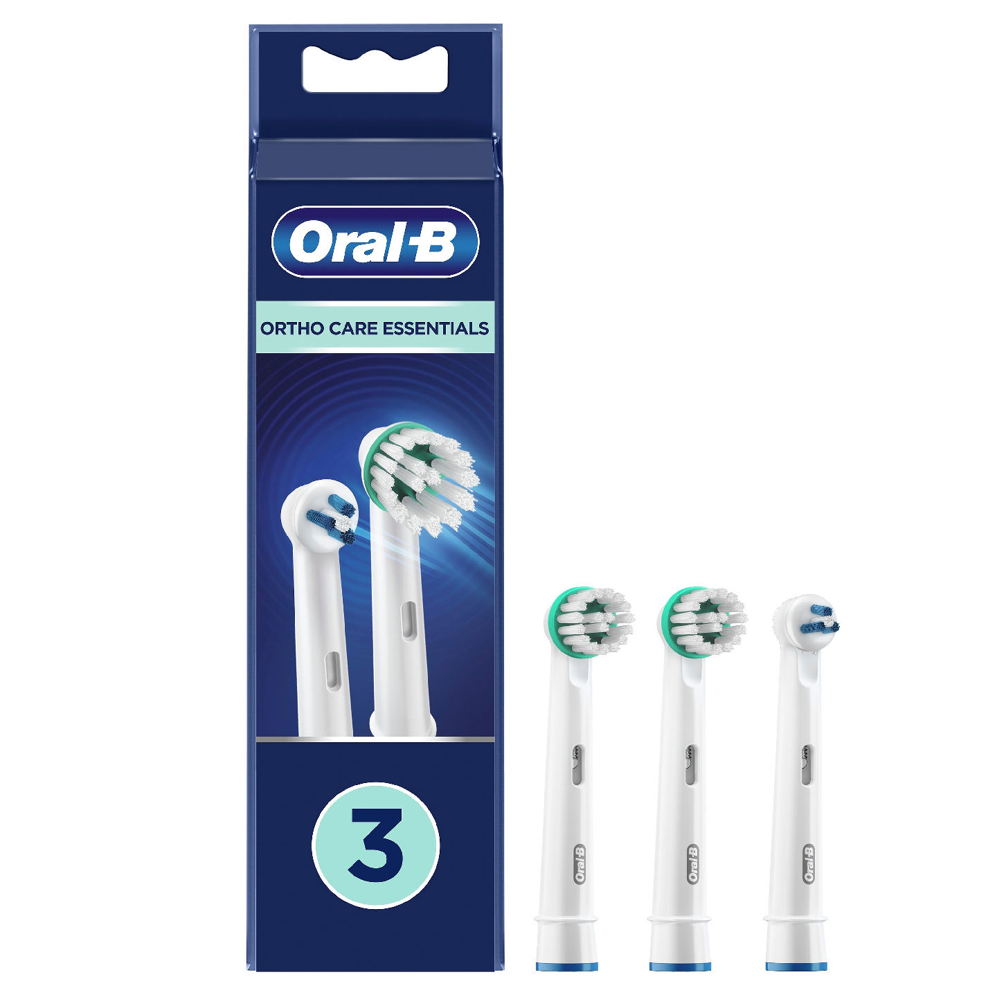 Oral-B Ortho Care Essentials vaihtoharja 3kpl