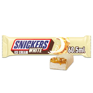 Snickers jäätelöpatukka White Xtra 55,3g