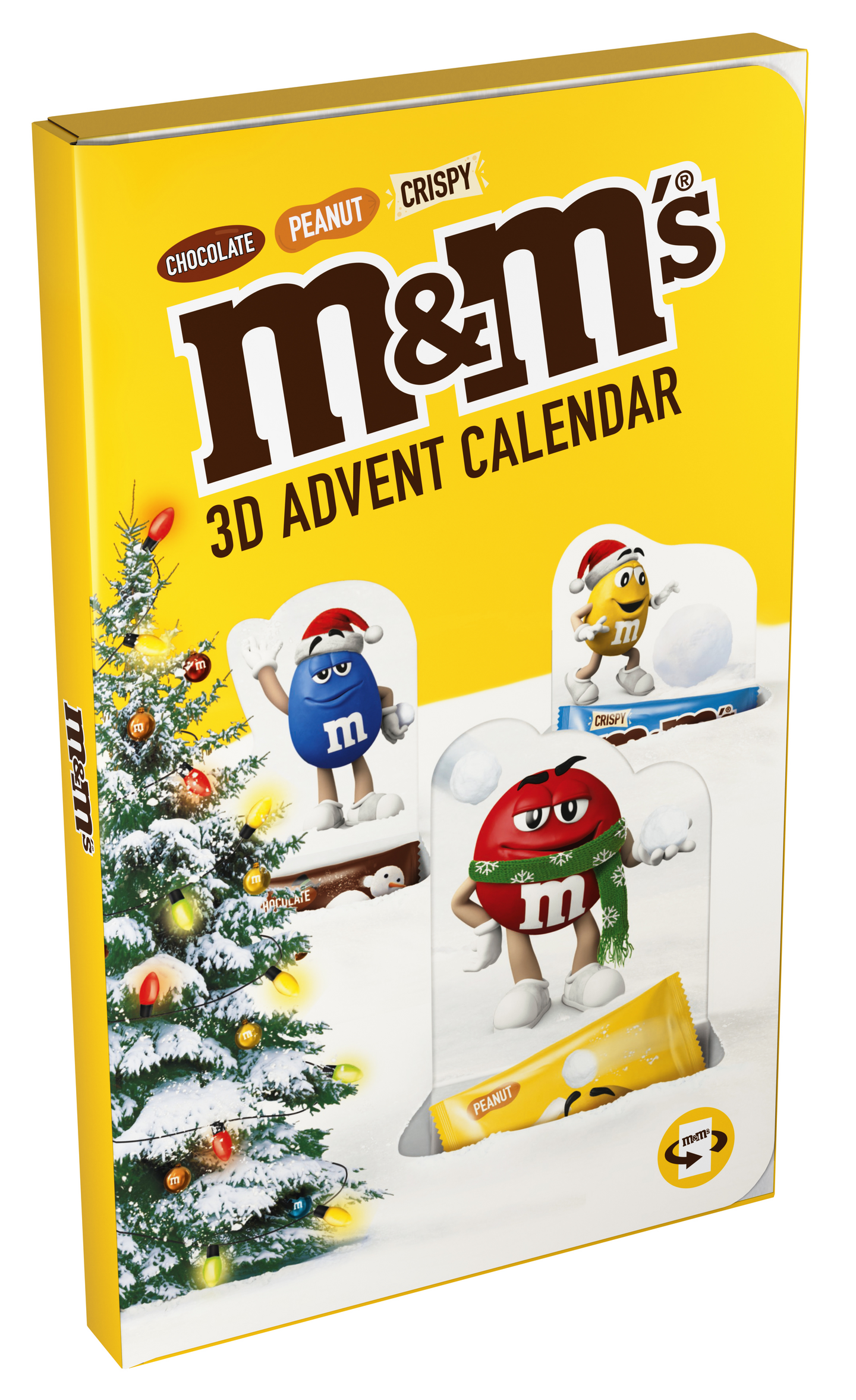 M&Ms 3D pop-up joulukalenteri 346 g