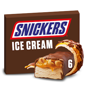 Snickers  jäätelöpatukka 6-pack 273g/302