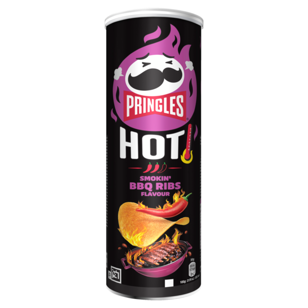 Pringles 160g Hot Smokin BBQ Ribs