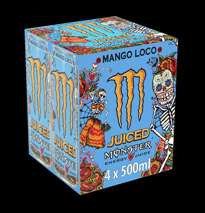 Monster Mango Loco energiajuoma 0,5l 4-pack