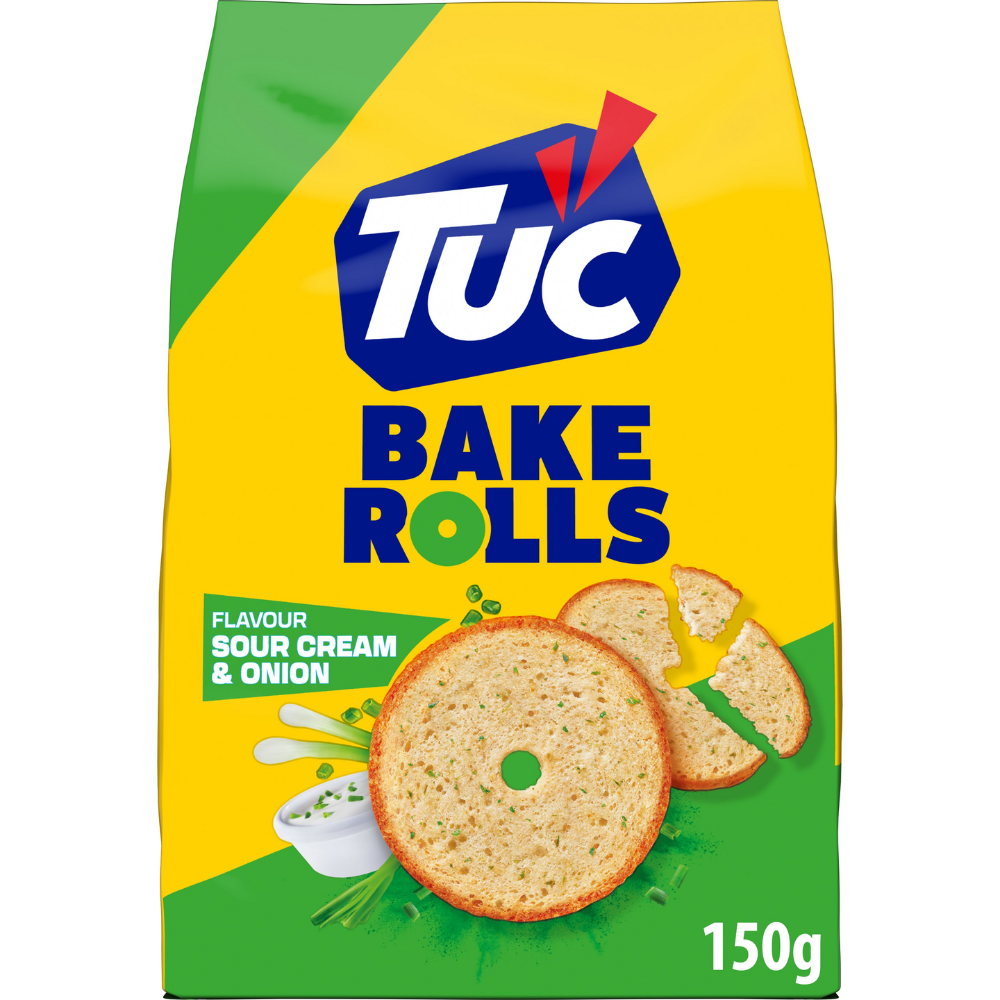 TUC Bake Rolls Sour Cream-Onion 150g