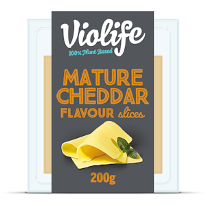 Violife 200g cheddar viipaleet kasviperäinen juustovaihtoehto