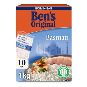 Ben's Original Basmatiriisi keitinpusseissa 8x125g