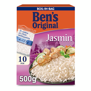 Ben's Original Jasmiiniriisi keitinpusseissa 4x125g