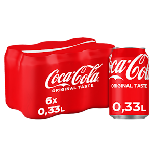 Coca-Cola 0,33l 6-pack DOLLY