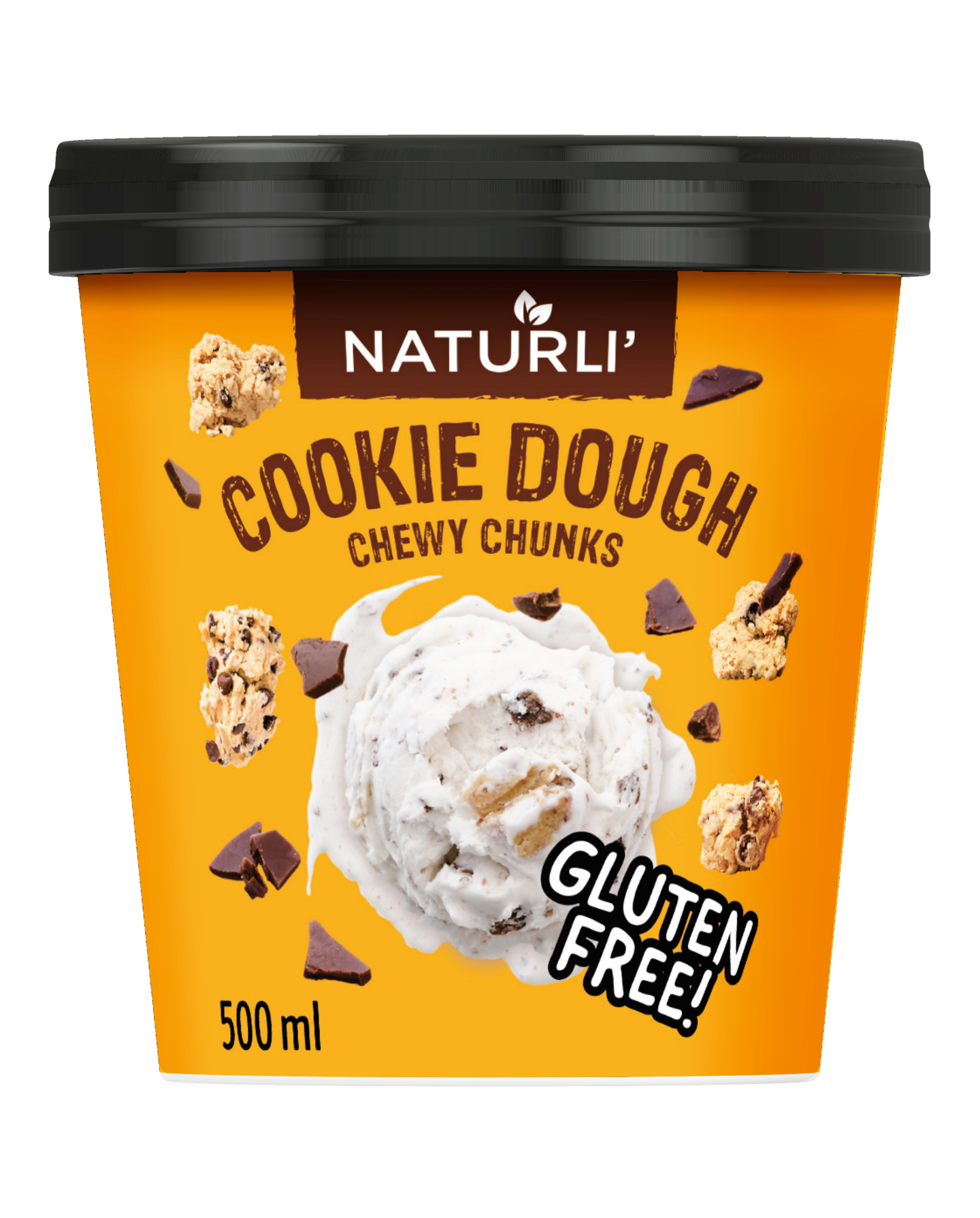 Naturli jäätelö cookie dough 500ml vegaaninen