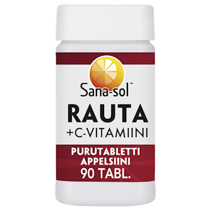 Sana-sol Rauta&C-vitamiini appelsiini 90purutabl/91g