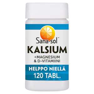 Sana-sol Kalsium-Magnesium-D-vitamiini tabletti 120tabl