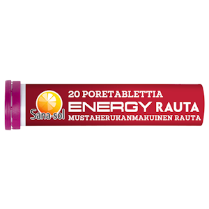 Sana-Sol Fe-Energy rauta mustaherukanmakuinen rauta-vitamiiniporetabletti 20kpl