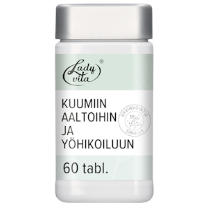 Ladyvita Menoplus ravintolisä Puna-apila-humala-vitamiinitabletti 60 tabl 38g