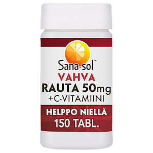 Sana-sol Vahva Rauta 50mg+C-vitamiini 150 tab 84g