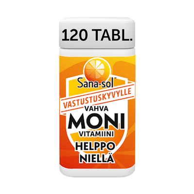 Sana-sol Vahva monivitamiini 120 tabl. 104g