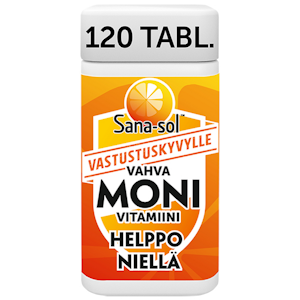 Sana-sol Vahva monivitamiini 120 tabl. 104g