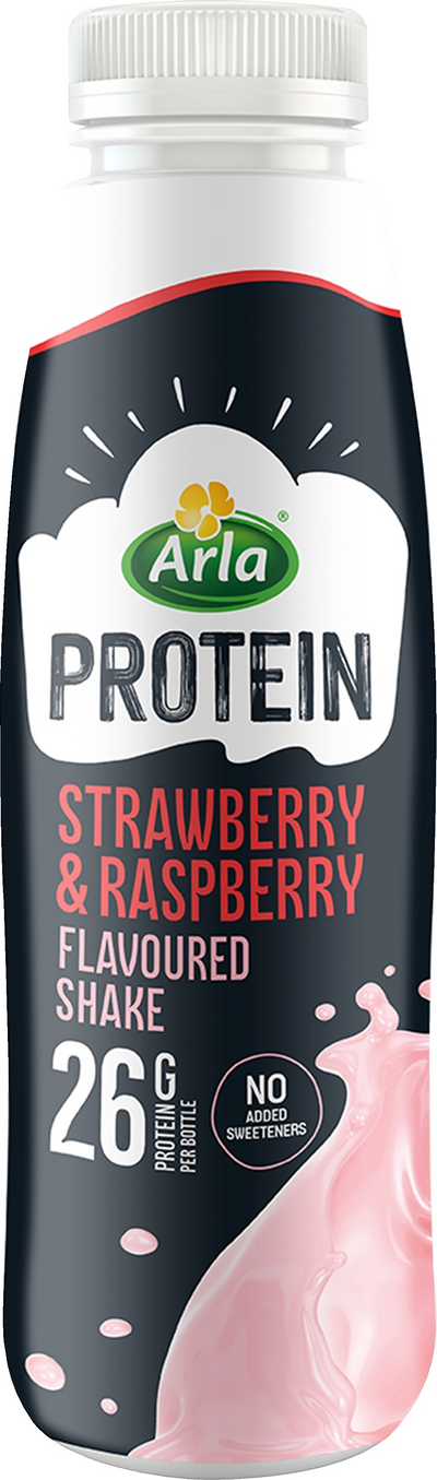 Arla Protein proteiinijuoma 500g mansikka-vanilja laktoositon