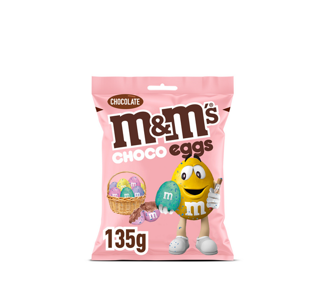M&M'S Pääsiäismunapussi 135g