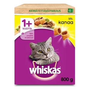 Whiskas 1+ Kanaa 800g