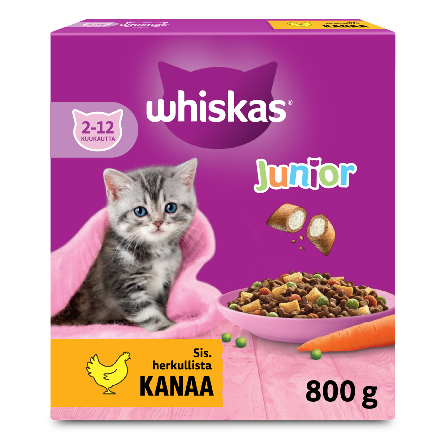 Whiskas Junior kanaa 800g